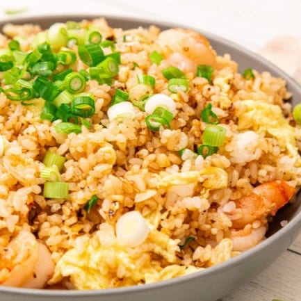 Garlic Fried Rice Shrimp.